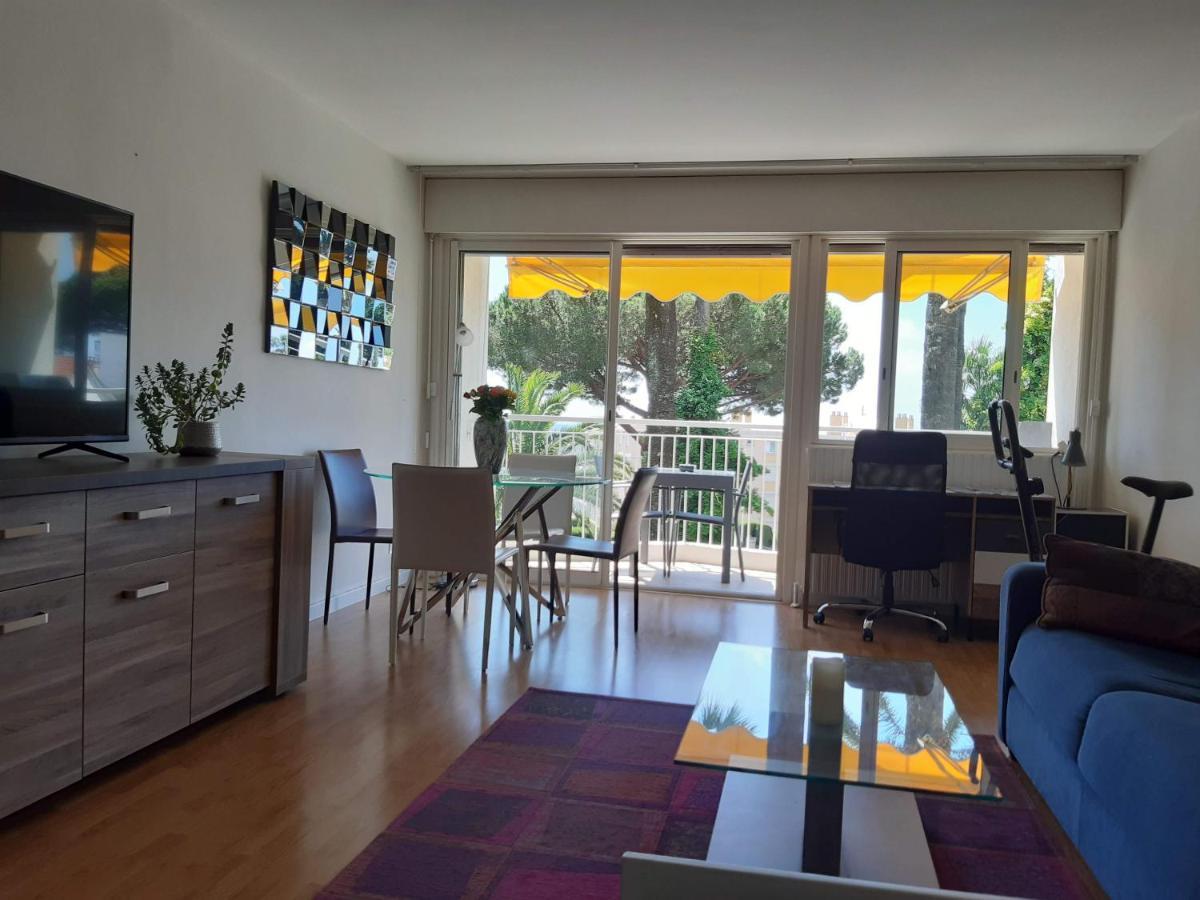 Spacieux Studio 37M2 - Terrasse Vue Mer Cannes Kültér fotó